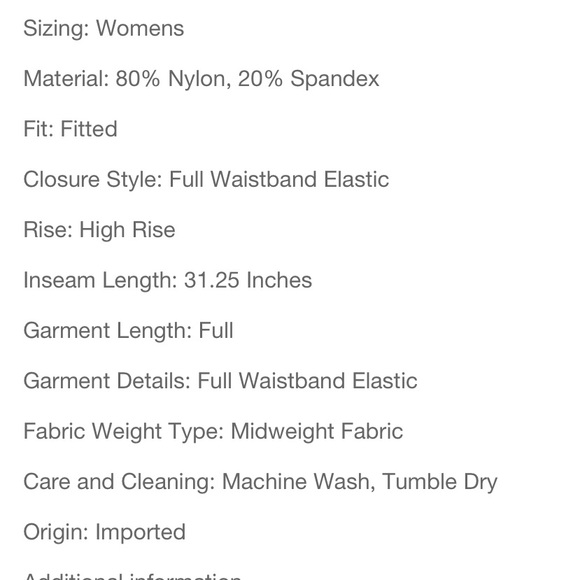 High-Rise Split Flare High Rise Leggings Striped Waistband Joy Lab Black NWT - Picture 5 of 8